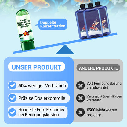 ♻️💧Leistungsstarke Wasserreinigungstablette für Aquarien