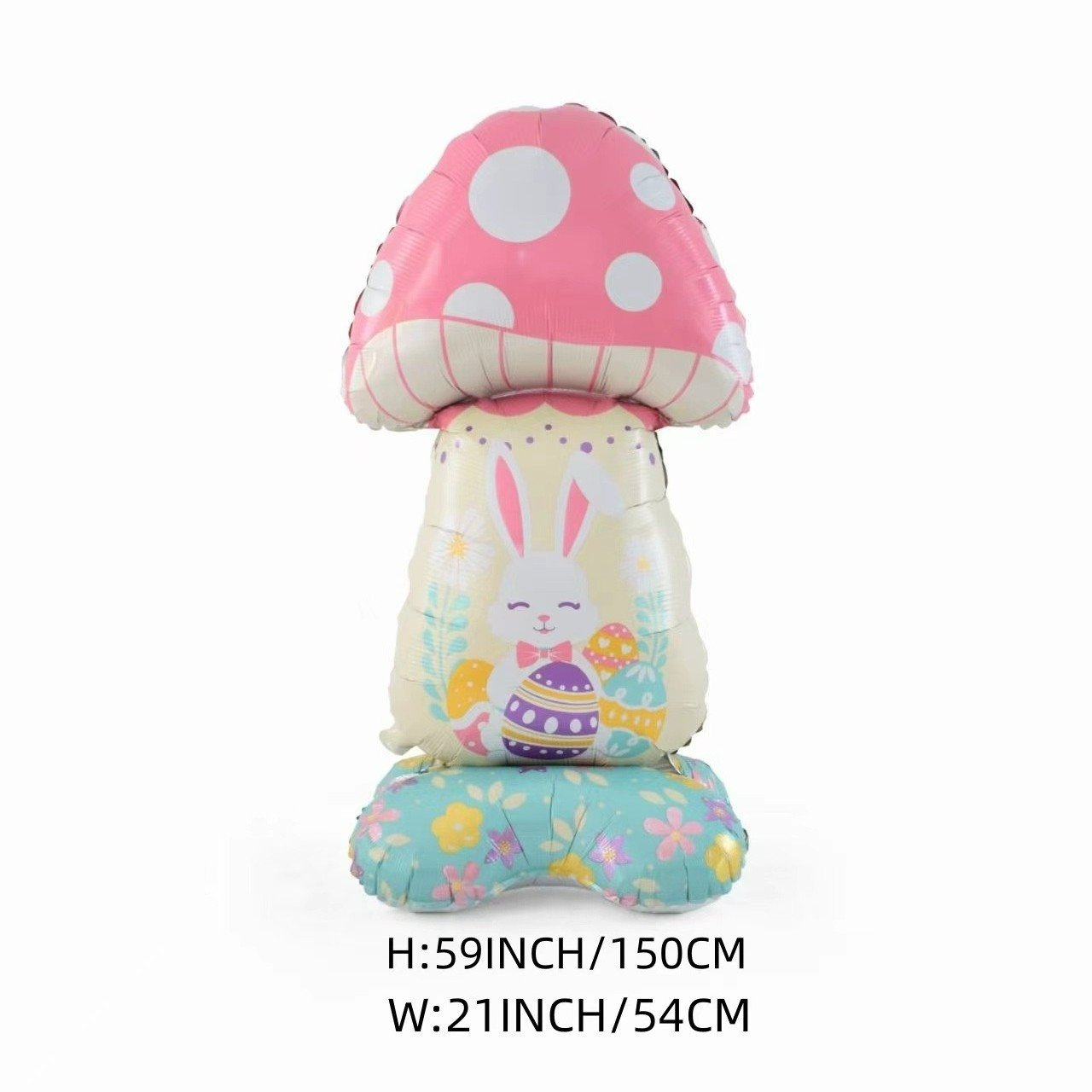 🎁 Oster-Frühbucher-Sale : €9.99!!🐰 Riesen 3D-Steh-Hase-Ballon – selbststehend für festliche Stimmung