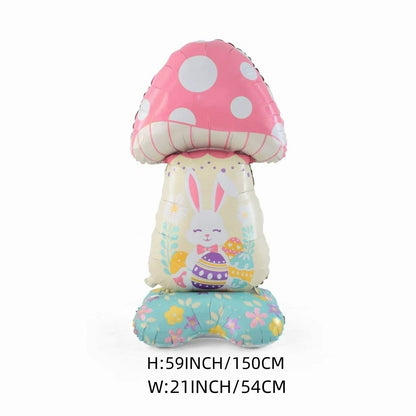 🎁 Oster-Frühbucher-Sale : €9.99!!🐰 Riesen 3D-Steh-Hase-Ballon – selbststehend für festliche Stimmung