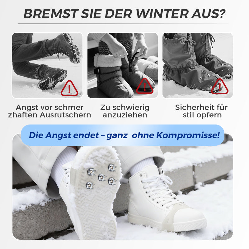 Universelle 5-Zacken-Steigeisen für Schuhe und Stiefel