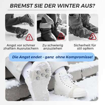 Universelle 5-Zacken-Steigeisen für Schuhe und Stiefel