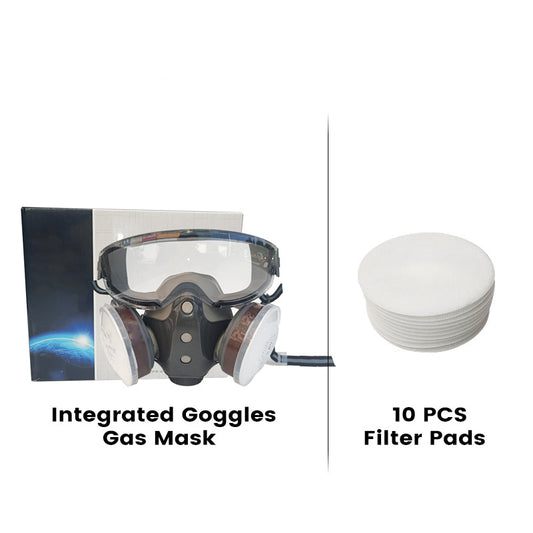 💎 40% RABATT! ⛑️ Aktivkohle-Anti-Staub-Doppeltank-Gasmaske – Doppelfilter, Gas- & Partikelschutz, inkl. Schutzbrille 🔥