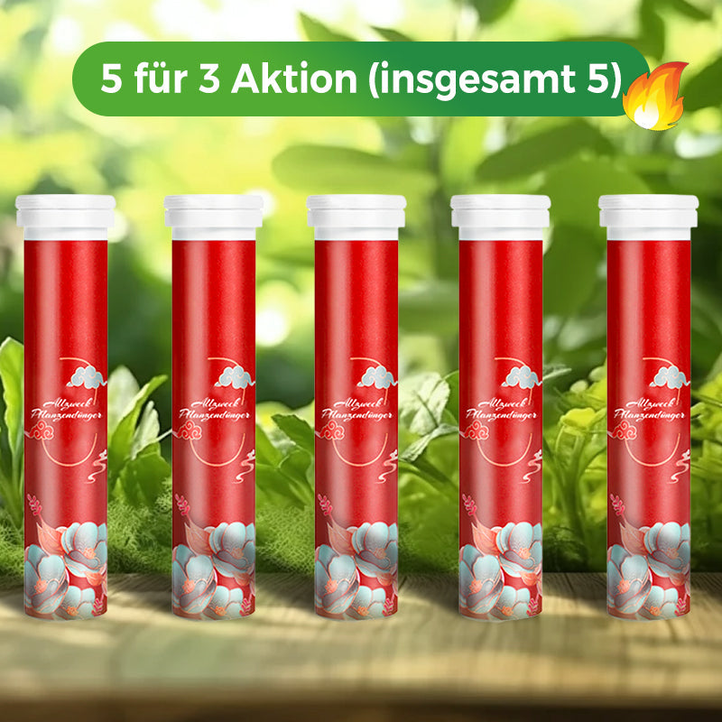 🔥Blumen glücklich machen – ganz ohne Aufwand!Bio-Dünger Tabletten | Langzeitwirkung für üppige Pflanzen | 50% Rabatt 🌱