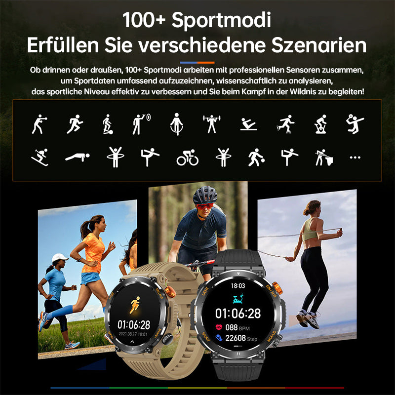 ⌚ Wasserdichte Sport- und Outdoor-Smartwatch 🔥 Letzter Tag!!!