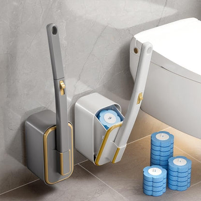 📢📢50 000+ VERKAUFT!🚽💦Innovatives Einweg-Toilettenbürstenset zur Wandmontage✨