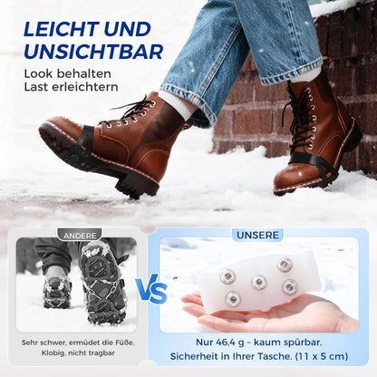 Universelle 5-Zacken-Steigeisen für Schuhe und Stiefel