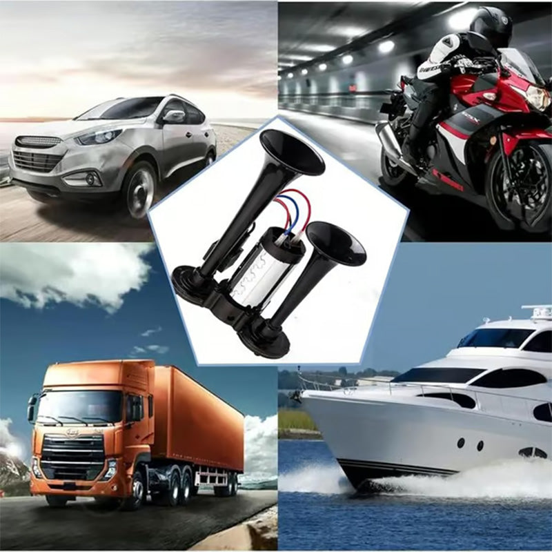 Auto-Luftlupe mit 150dB – Militärqualität &amp; Universelle Kompatibilität für maximale Sicherheit! 🚨🔊