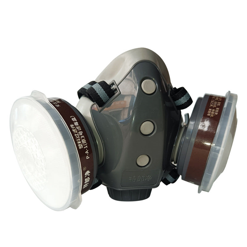 💎 40% RABATT! ⛑️ Aktivkohle-Anti-Staub-Doppeltank-Gasmaske – Doppelfilter, Gas- & Partikelschutz, inkl. Schutzbrille 🔥