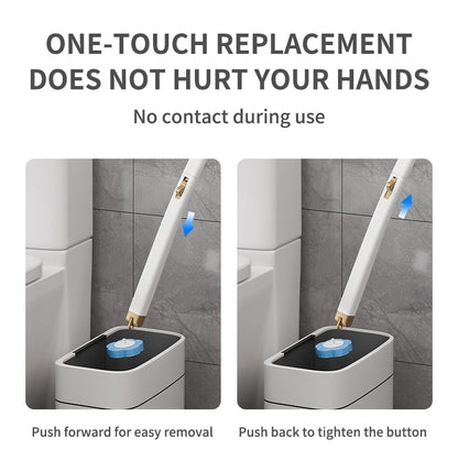 📢📢50 000+ VERKAUFT!🚽💦Innovatives Einweg-Toilettenbürstenset zur Wandmontage✨