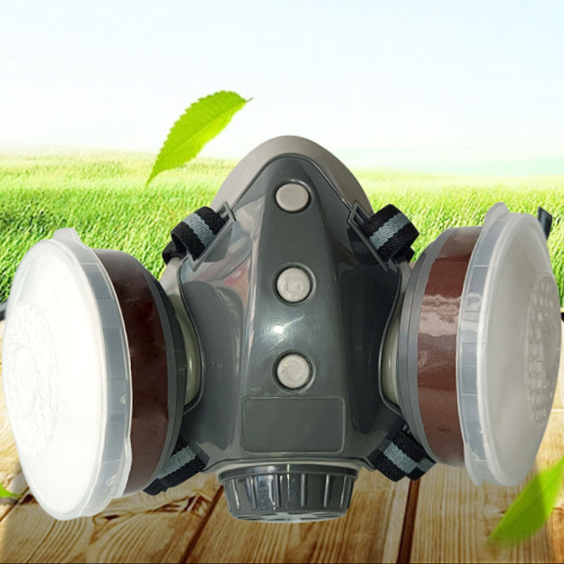 💎 40% RABATT! ⛑️ Aktivkohle-Anti-Staub-Doppeltank-Gasmaske – Doppelfilter, Gas- & Partikelschutz, inkl. Schutzbrille 🔥