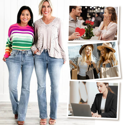 👖✨ Holy Grail Bootcut Jeans – perfekte Passform & Bauchkontrolle! ✨💚 Flattering für jeden Tag, nachhaltig & bequem. Deine Lieblingsjeans für einen strahlenden Look!