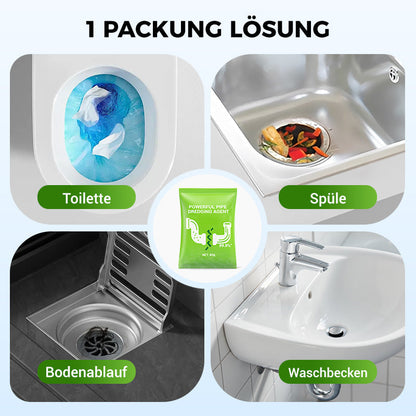 Rohrreinigungs-Pulver – Starkes Entblockungsmittel für alle Rohre in Minuten! 🧹💨