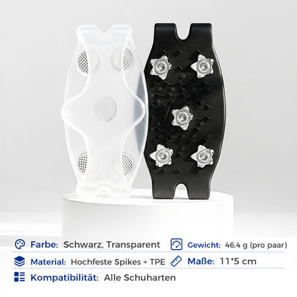 Universelle 5-Zacken-Steigeisen für Schuhe und Stiefel
