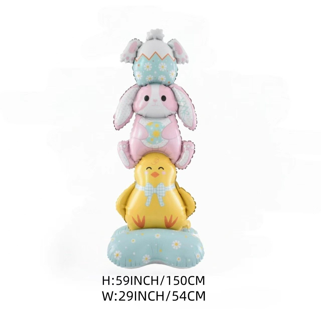 🎁 Oster-Frühbucher-Sale : €9.99!!🐰 Riesen 3D-Steh-Hase-Ballon – selbststehend für festliche Stimmung