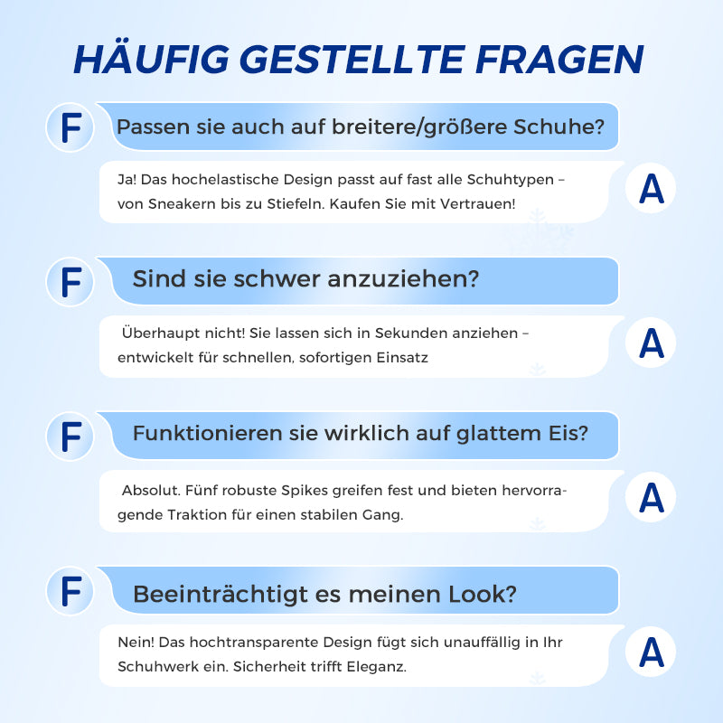 Universelle 5-Zacken-Steigeisen für Schuhe und Stiefel