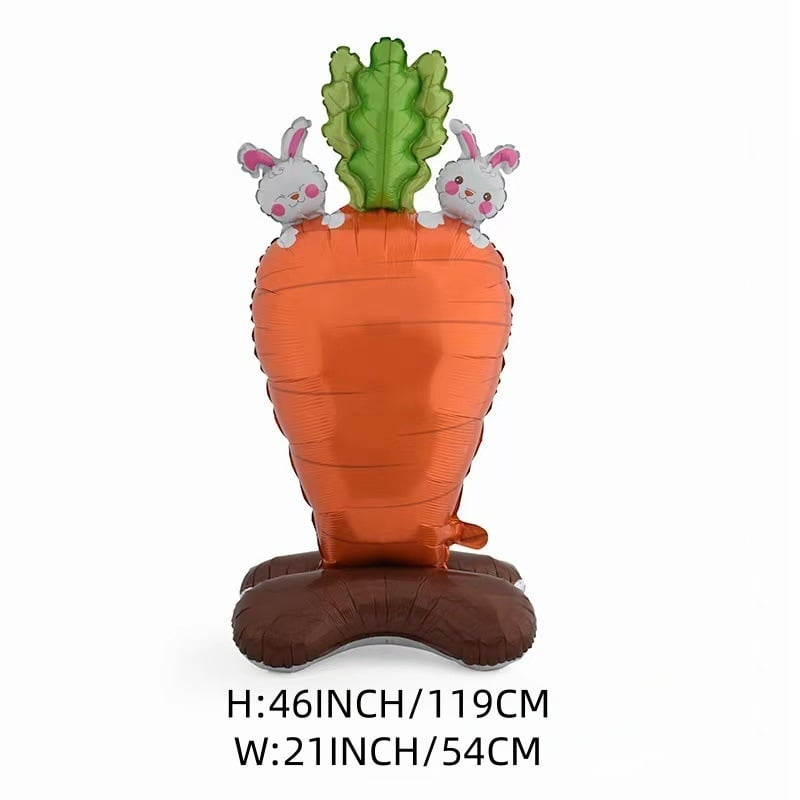 🎁 Oster-Frühbucher-Sale : €9.99!!🐰 Riesen 3D-Steh-Hase-Ballon – selbststehend für festliche Stimmung