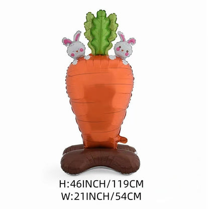 🎁 Oster-Frühbucher-Sale : €9.99!!🐰 Riesen 3D-Steh-Hase-Ballon – selbststehend für festliche Stimmung