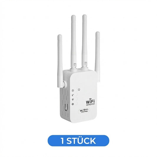 🎁 WLAN-Verstärker – 1200 Mbit/s, Dualband (5 GHz / 2,4 GHz) 📶 Maximale Signalverstärkung – stabile Verbindung im ganzen Haus!