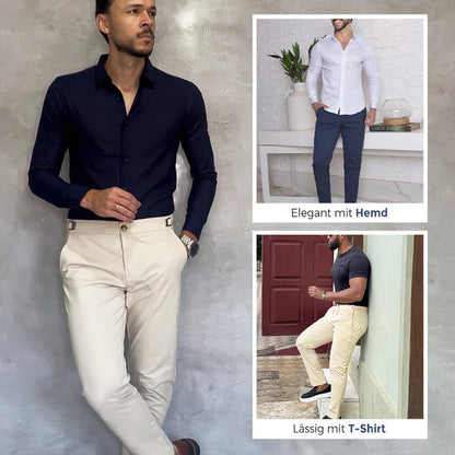 Stretchhose im Slim Fit für Herren