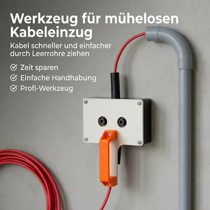 Profi Kabeleinziehhilfe – Werkzeug für müheloses & schnelles Kabelziehen