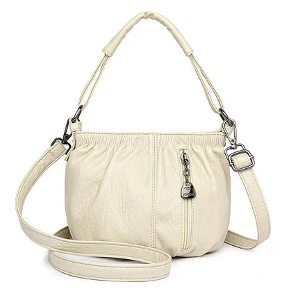 📢📢58 % Rabatt!! ⏰Damen Plissee-Handtasche aus weichem Material – Vielseitig tragbar als Hand-, Schulter- oder Umhängetasche 👜✨