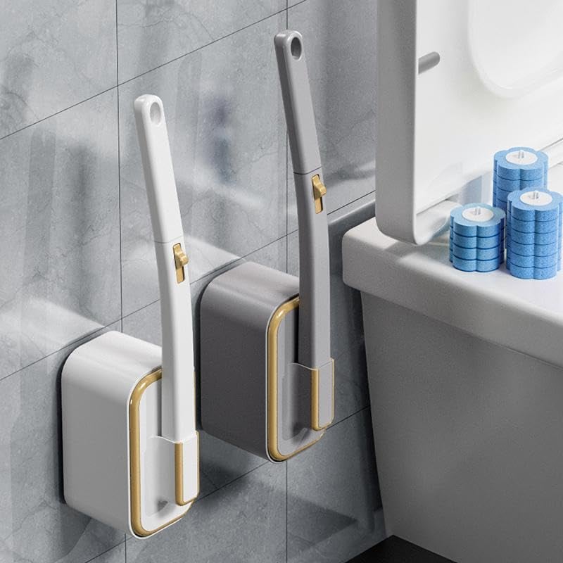 📢📢50 000+ VERKAUFT!🚽💦Innovatives Einweg-Toilettenbürstenset zur Wandmontage✨