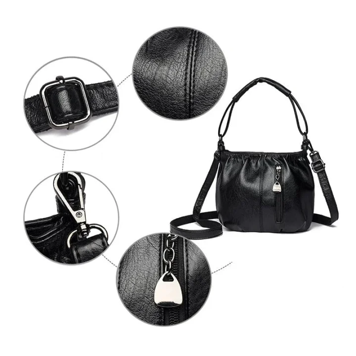 📢📢58 % Rabatt!! ⏰Damen Plissee-Handtasche aus weichem Material – Vielseitig tragbar als Hand-, Schulter- oder Umhängetasche 👜✨
