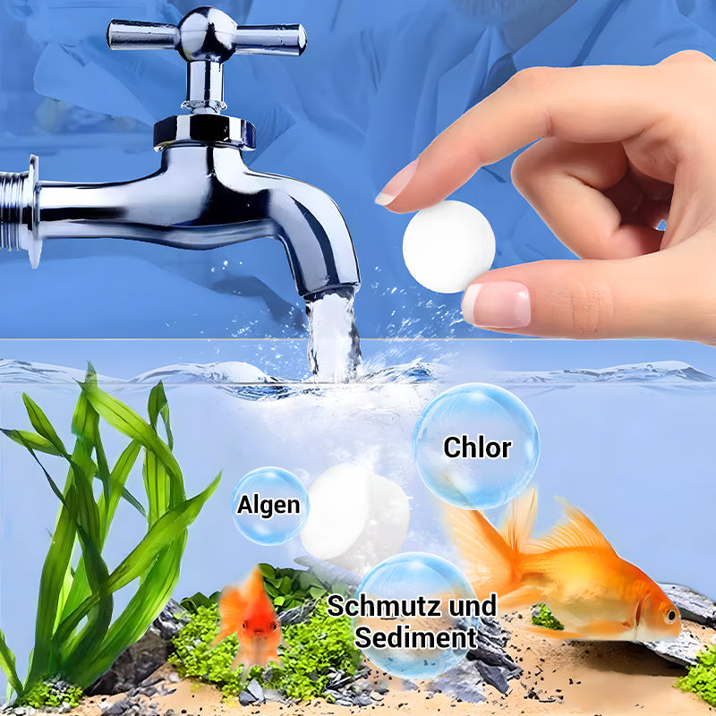 ♻️💧Leistungsstarke Wasserreinigungstablette für Aquarien