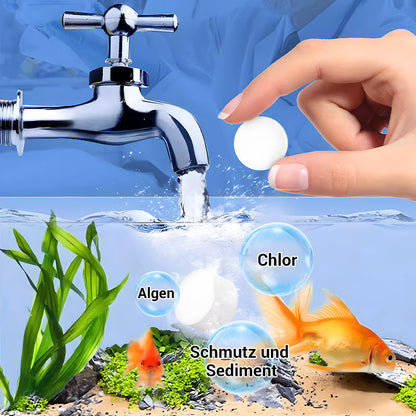 ♻️💧Leistungsstarke Wasserreinigungstablette für Aquarien