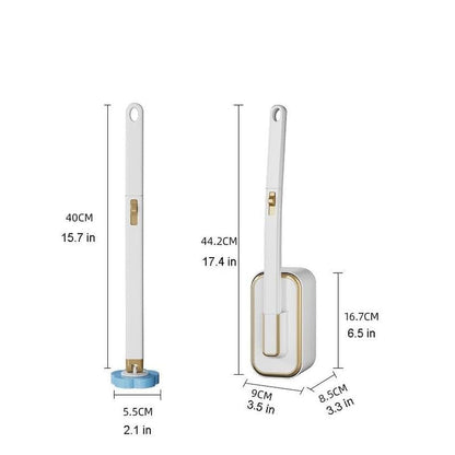 📢📢50 000+ VERKAUFT!🚽💦Innovatives Einweg-Toilettenbürstenset zur Wandmontage✨