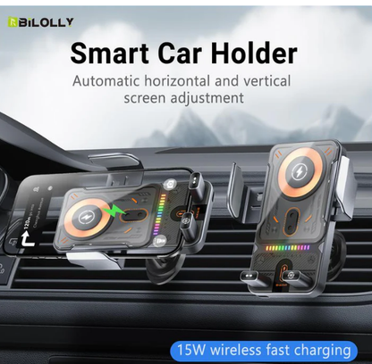 🔥Die neueste Smart-Technologie von 2026🔥Intelligente elektrische drehbare Autohalterung für Quer- und Hochformat