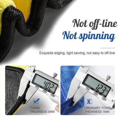 Doppelseitiges saugfähiges Handtuch aus Mikrofaser