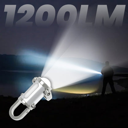 🔥Heiße Verkäufe🔥 1200LM Superheller Mini-Schlüsselanhänger-Taschenlampe Wasserdicht