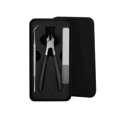 🔥2026 heißer Verkauf🔥✨Anti-Splash 25 ° Slant Edge Nagel Clipper 3-teiliges Set