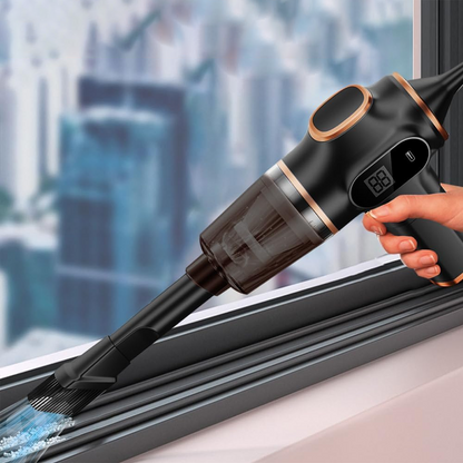 🔋✨ Kabelloser Handstaubsauger mit Saug- & Blasfunktion – Leistungsstark, Vielseitig Einsetzbar & Einfache Leerung 🏎️