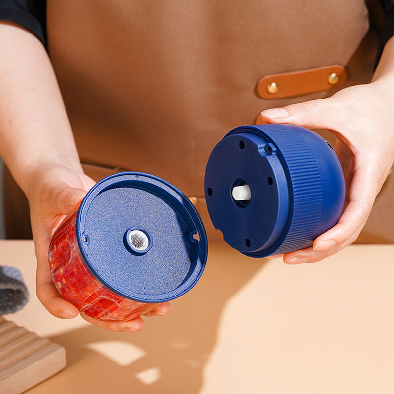 🔥Heißer Verkauf 50 % Rabatt🔥Elektrischer Lebensmittelzerkleinerer Knoblauchpresse