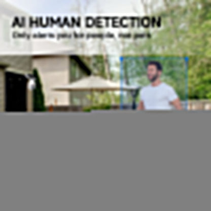 Kabellose Solar-Überwachungskamera für den Außenbereich, 1080P batteriebetriebene WLAN-Überwachung, Menschenerkennung, Farbnachtsicht, 2.4G WLAN, Live-Ansicht & Cloud-Speicher