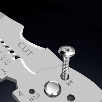 ✨Multifunktions-Abisolierzange zum Zusammenklappen mit Spannungsprüfer