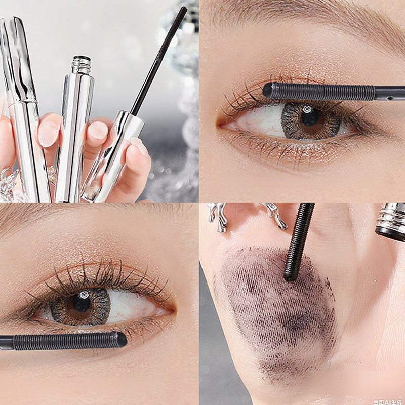 Wasserfeste Faser-Mascara – Sofortige Länge & Schwung