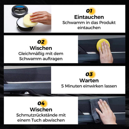 🧼 KAUFEN 2 ERHALTEN 1! ✨ Reinigungs- & Pflegecreme für Leder - Tiefenreinigung mit Natürlichen Ölen für Möbel, Autositze & Accessoires 🛋️🌟