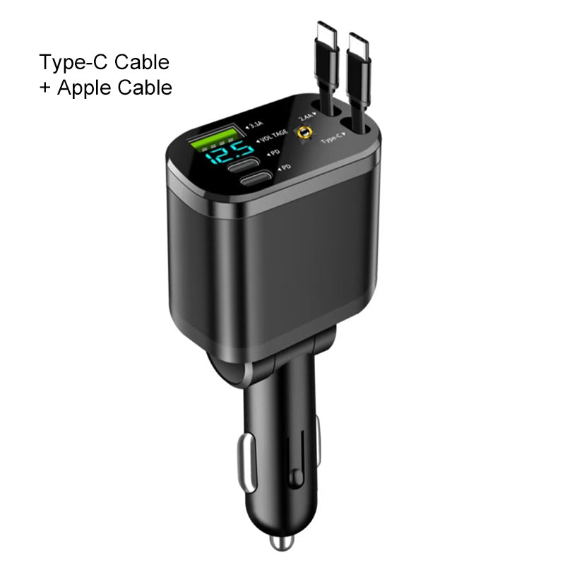 🚗 60 % RABATT! ✨ Schnellladegerät für das Auto mit Sternenhimmel-Ambientebeleuchtung – modern und praktisch 🌟