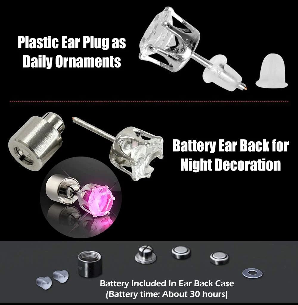 ✨ LETZTER TAG VERKAUF 50% RABATT ✨Stylische LED-leuchtende Kronenohrringe