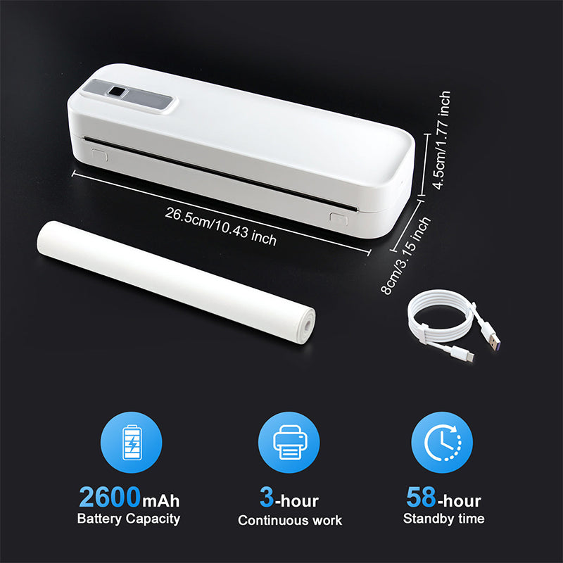 🎁🔥Letzter Tag des Ausverkaufs 55 % Rabatt🔥Tragbarer Bluetooth-Thermodrucker – Drucken Sie überall! 🚀 Kostenloser Versand!