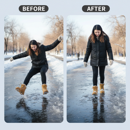 Universelle 5-Zacken-Steigeisen für Schuhe und Stiefel