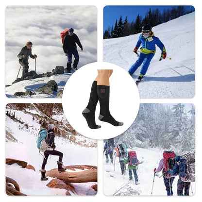 🔥🧦Erhitzte Socken mit einstellbarer Temperatur - verbesserte Batterien - Unisex