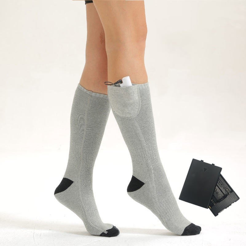 🔥🧦Erhitzte Socken mit einstellbarer Temperatur - verbesserte Batterien - Unisex