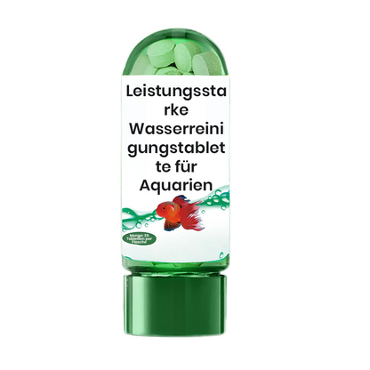 ♻️💧Leistungsstarke Wasserreinigungstablette für Aquarien