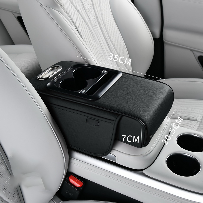 Armlehnen-Organizer für Autos mit USB-Ladeanschlüssen