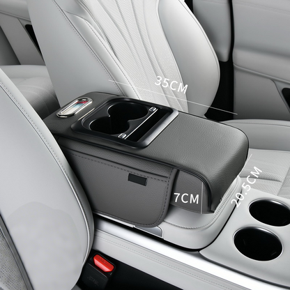 Armlehnen-Organizer für Autos mit USB-Ladeanschlüssen