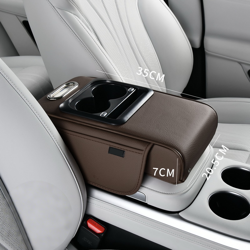 Armlehnen-Organizer für Autos mit USB-Ladeanschlüssen